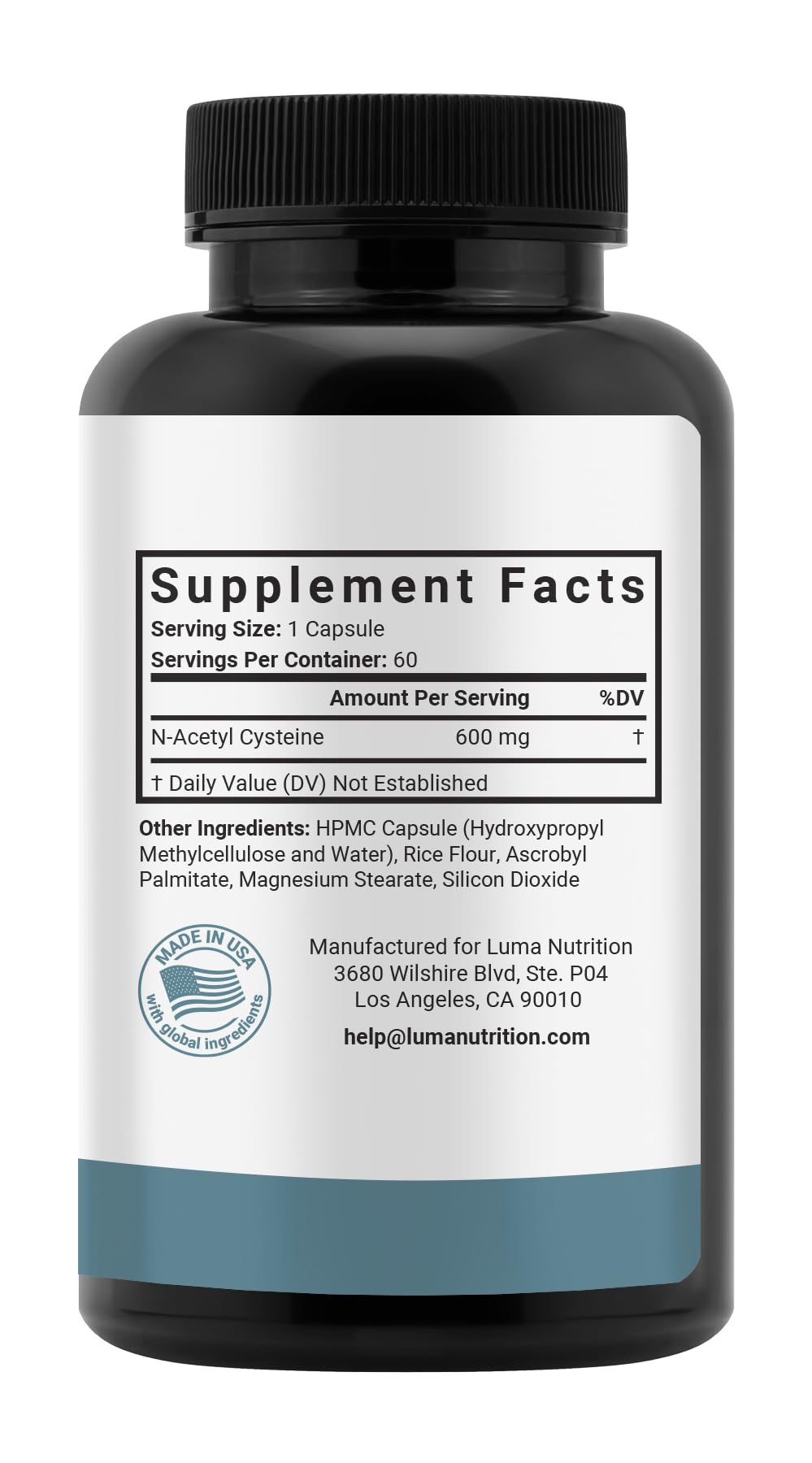 Luma Nutrition cápsula junto al desayuno para uso diario práctico