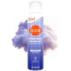 Lume aerosol frente mostrando diseño y tamaño, control efectivo del olor