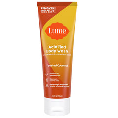 Lume envase frontal toasted coconut mostrando el diseño y beneficio de control de olor