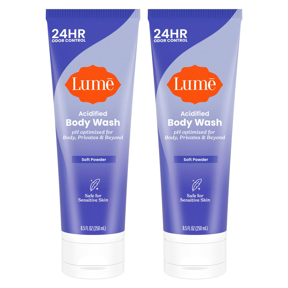 Lume frontal del empaque Soft Powder mostrando el diseño y tamaño