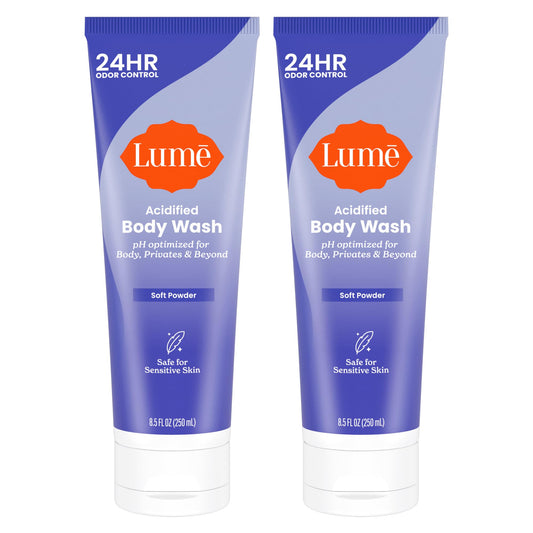 Lume frontal del empaque Soft Powder mostrando el diseño y tamaño
