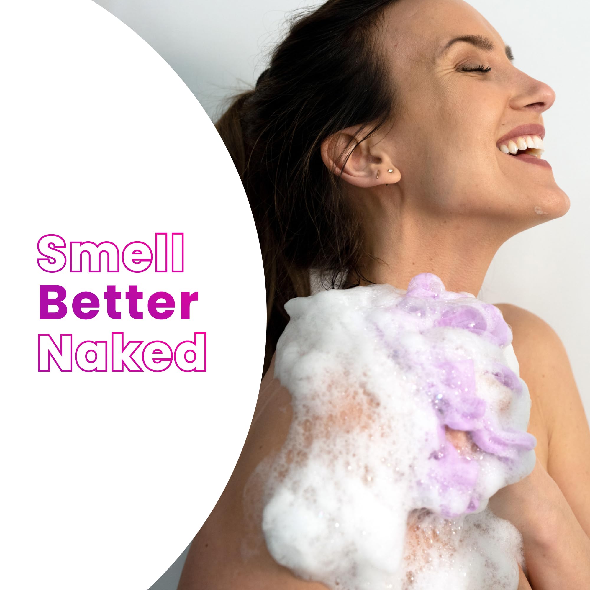 Lume producto en baño ambientado, beneficio: aroma acogedor toasted coconut