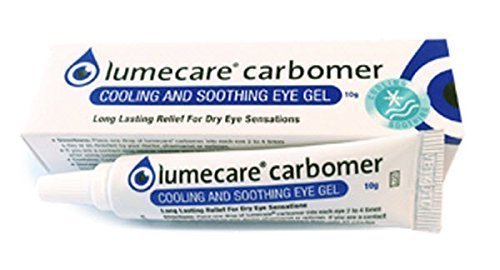 Lumecare gel ocular tubo frontal mostrando envase y facilidad de aplicación