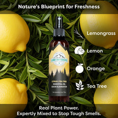 Lumi Outdoors etiqueta con ingredientes naturales y garantía 100% clara