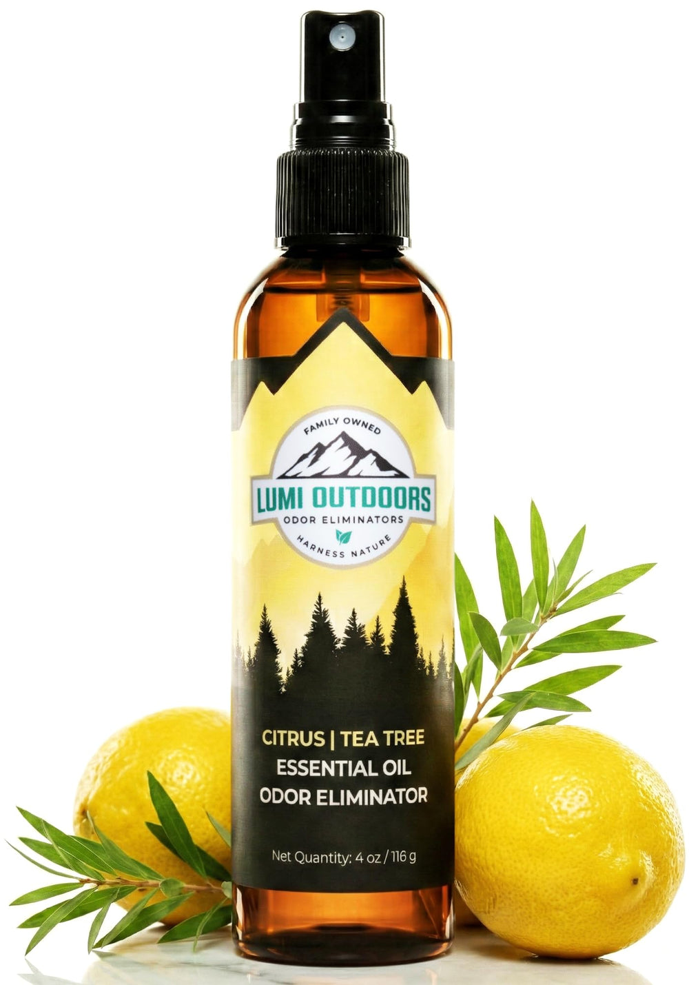 Lumi Outdoors frente del envase mostrando diseño y beneficio fresco