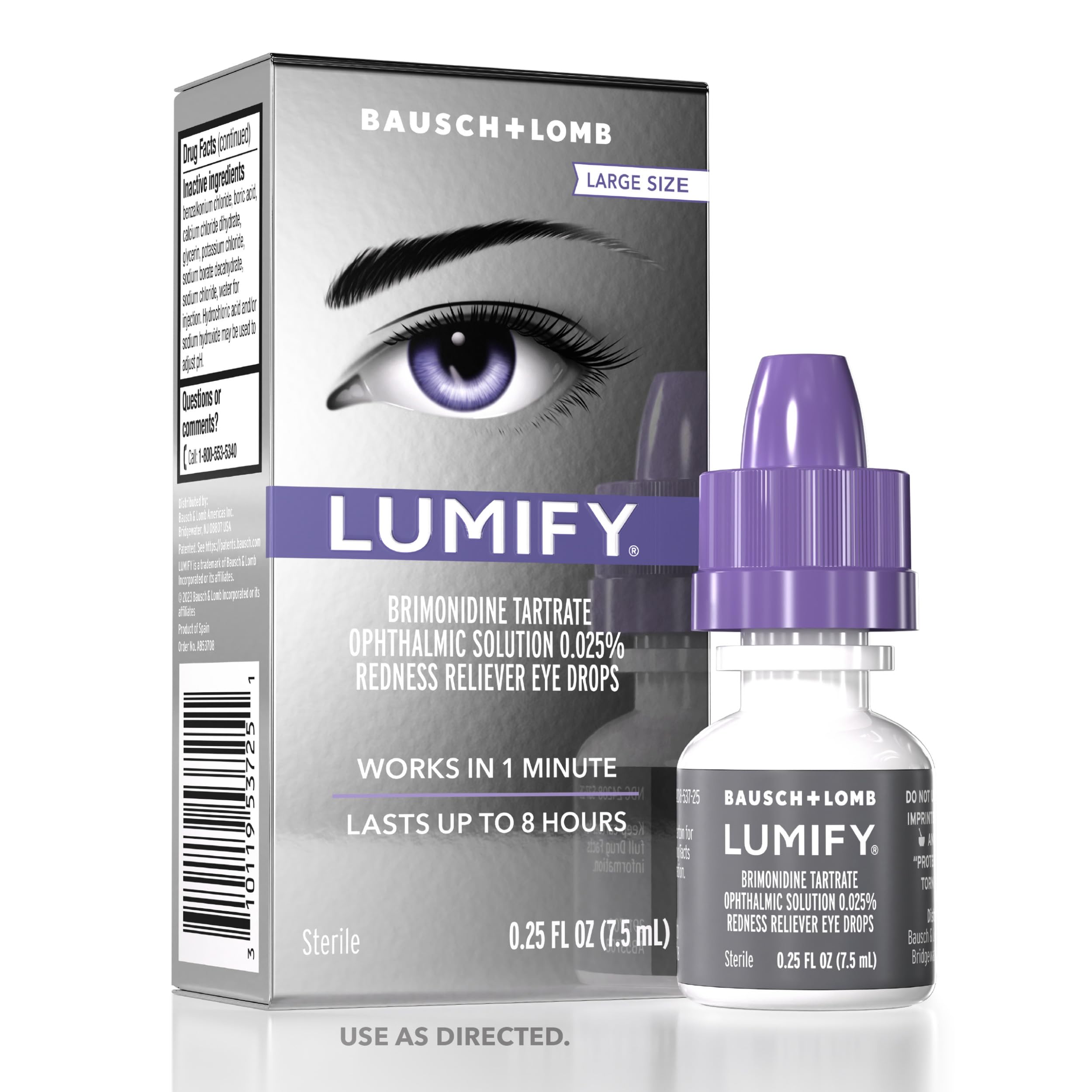LUMIFY frente del empaque mostrando producto y beneficio visual
