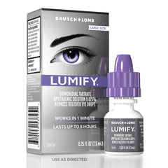 LUMIFY frente del empaque mostrando producto y beneficio visual