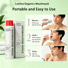 Lumine Organics en escenario de baño moderno para rutina diaria