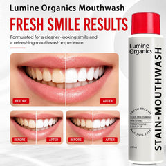 Lumine Organics detalle del líquido con textura clara y aspecto suave