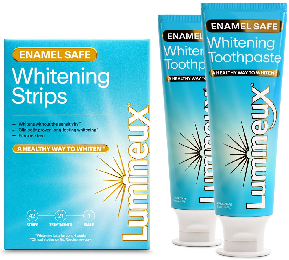 Lumineux frente del pack mostrando set completo y beneficio estético
