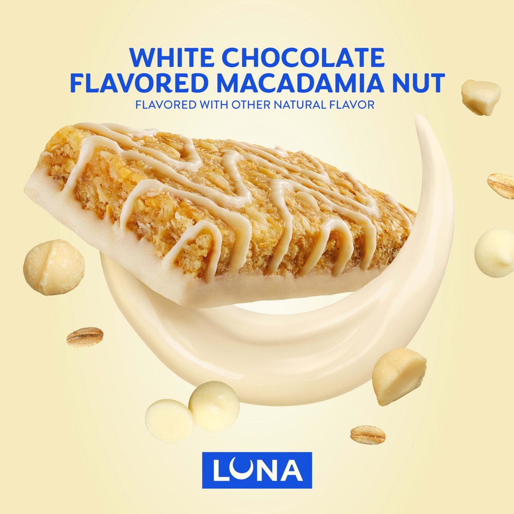Luna Bar relleno y recubrimiento cremoso con beneficio palatable