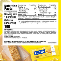 Luna Bar primer plano de textura de avena orgánica para sensación natural