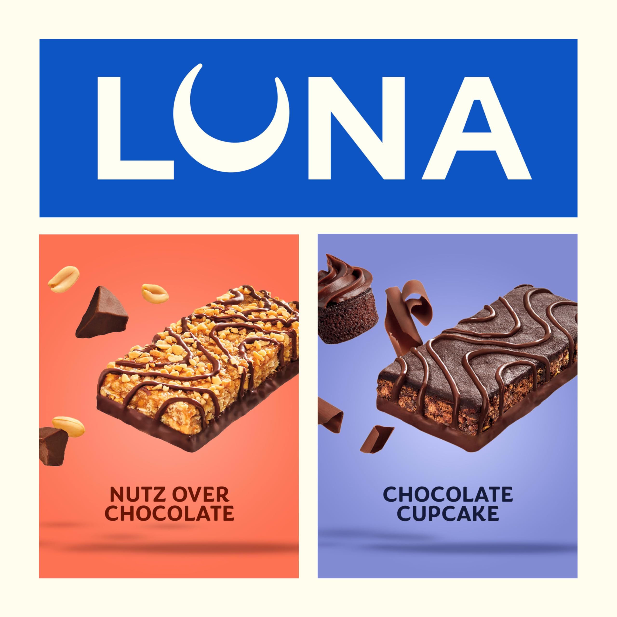Luna Bar uso dentro de mochila, snack portátil para movilidad