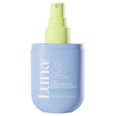 Luna Daily frasco frontal mostrando diseño compacto y fragancia cítrica