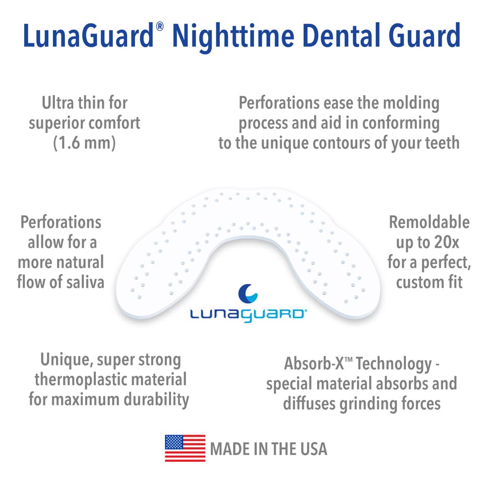 LunaGuard protector sostenido en mano para comparar tamaño, ajuste ultrafino 1.6 mm