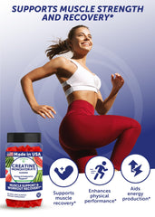Etiqueta nutricional de Lunakai mostrando creatina monohidrato por porción