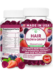 Lunakai envase frontal mostrando 60ct y beneficios para cabello