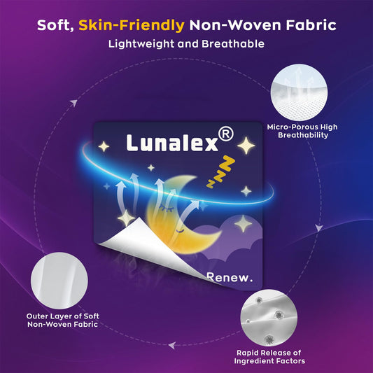 Detalle de la textura no tejida Lunalex que favorece rápida absorción