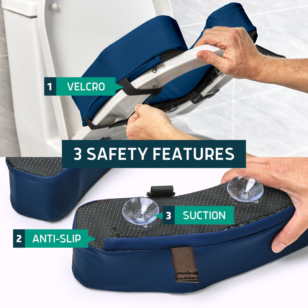 Lunderg junto a regla que muestra 2" de elevación, referencia de altura exacta
