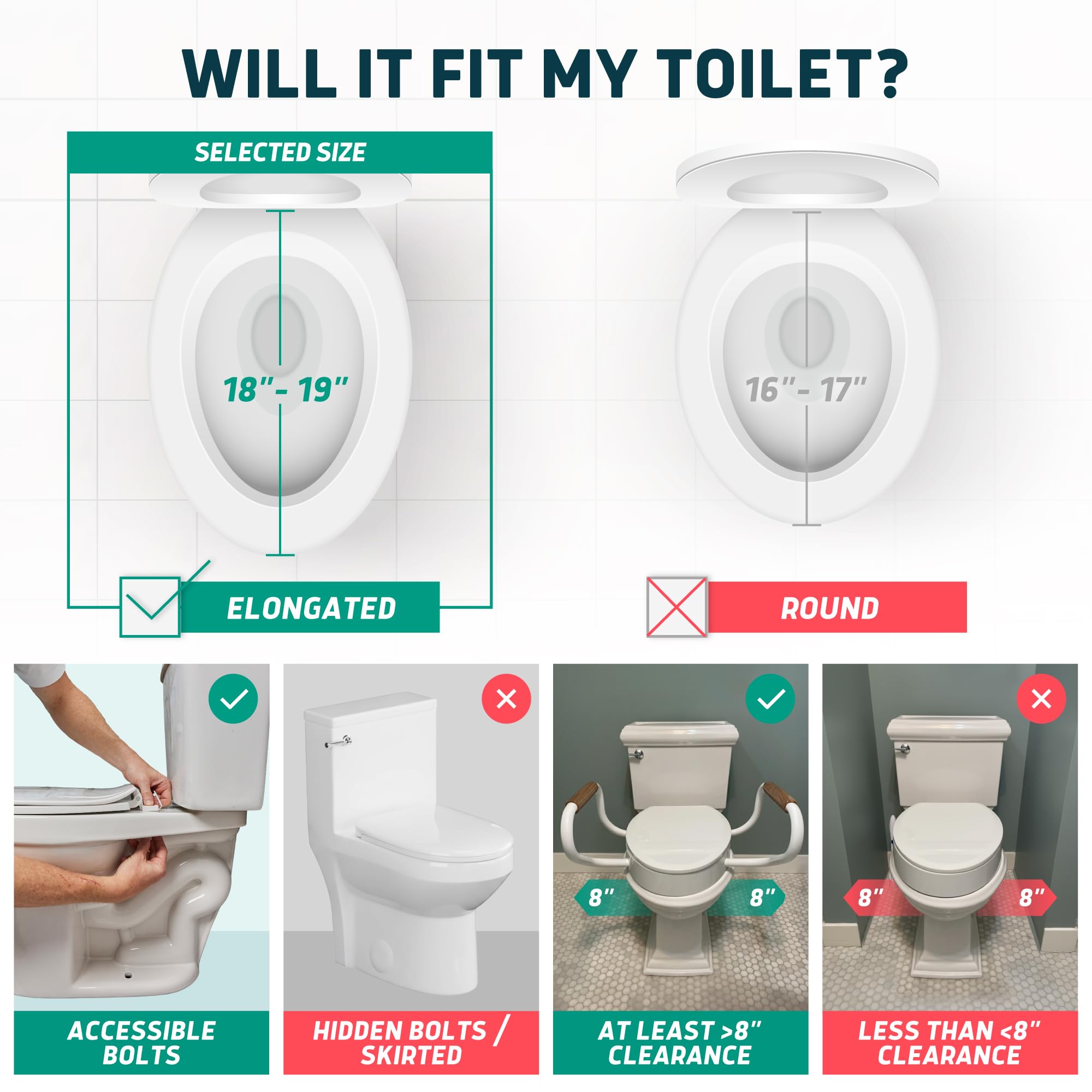 Lunderg Solva sin asas con aspecto discreto y elegante en baño