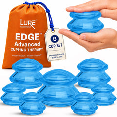 LURE copas frente del empaque mostrando kit completo y beneficios