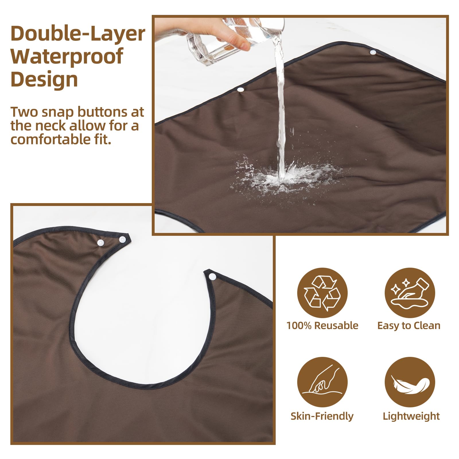 LURKOMEMO cierre doble broche ajustable para mayor comodidad