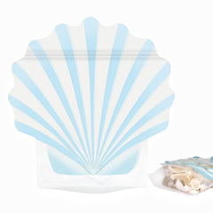 Luvlewen bolsa concha frontal con ventana mostrando su contenido práctico
