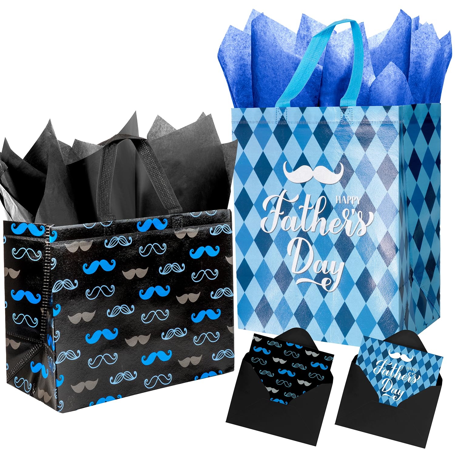 Lyforpyton bolsa frontal azul y negra mostrando diseño y calidad