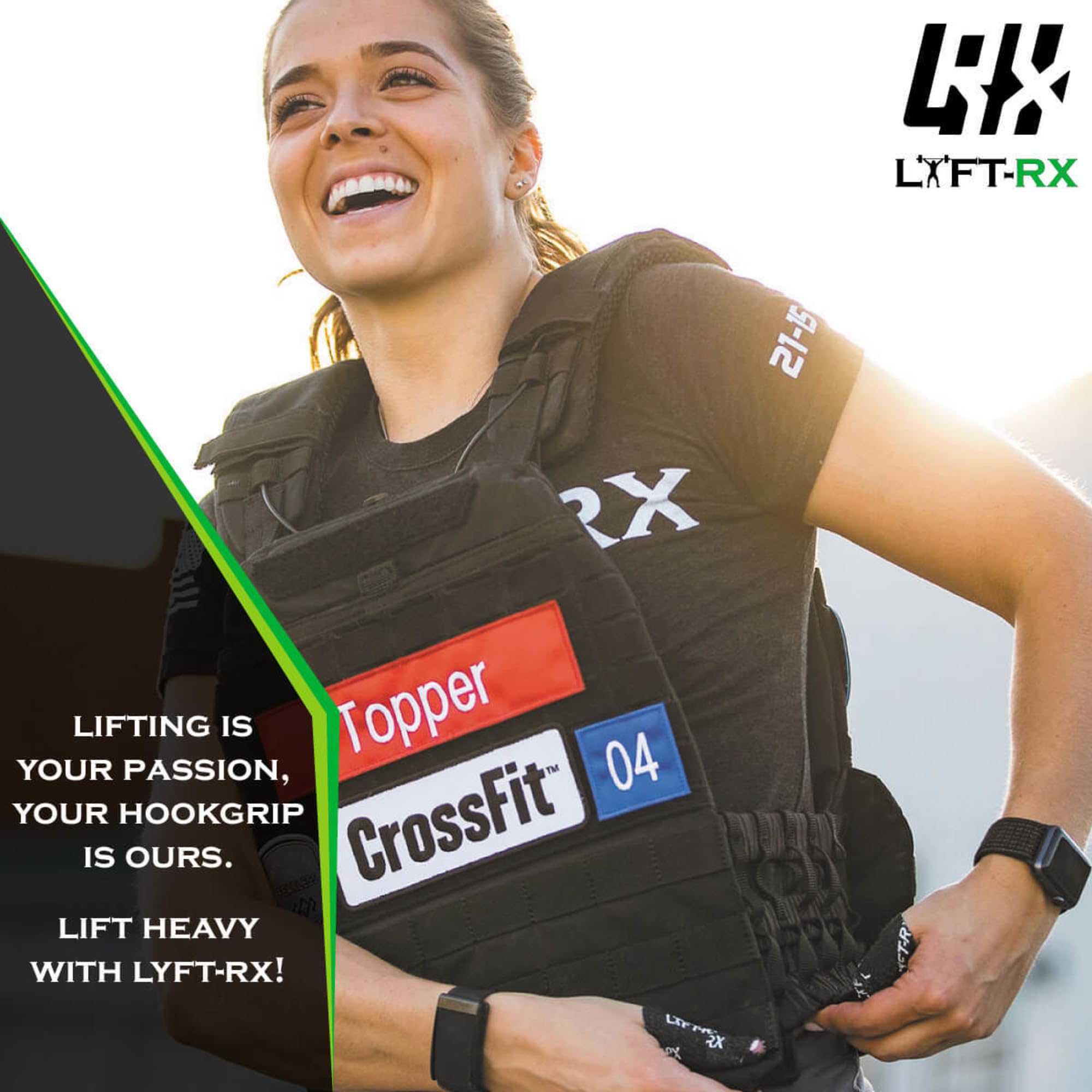 LYFT-RX tres rollos alineados listos para múltiples entrenamientos