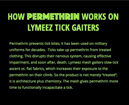 LYMEEZ primer plano de malla stretch que ralentiza garrapatas