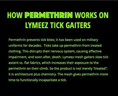 LYMEEZ primer plano de malla stretch que ralentiza garrapatas