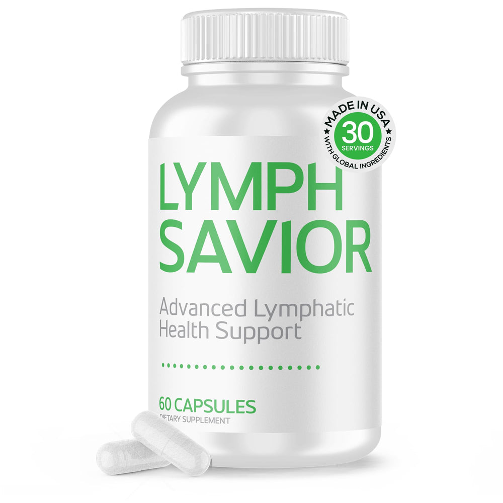 Lymph Savior presentación frontal mostrando etiqueta clara y beneficios