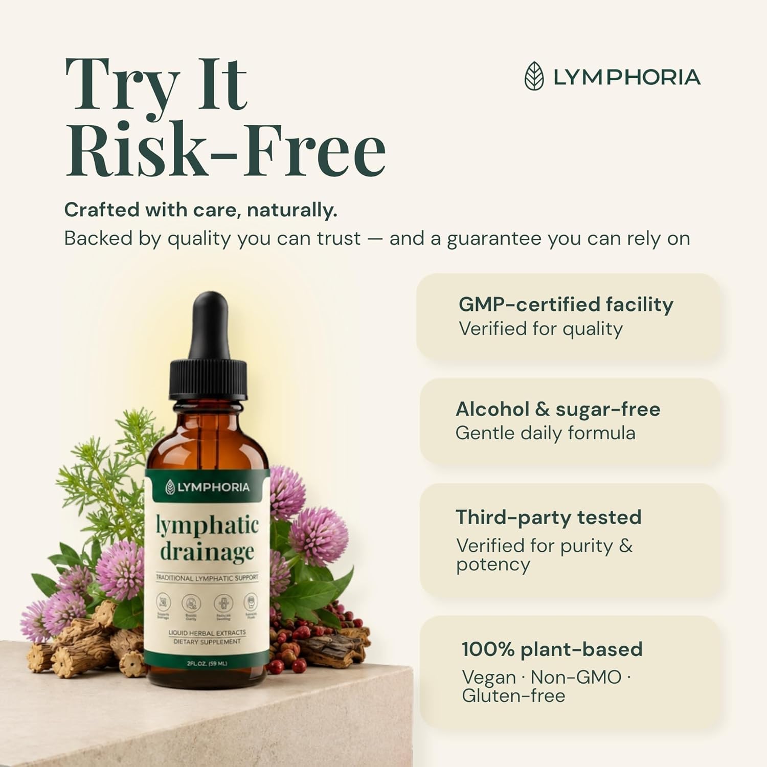 LYMPHORIA pack de 3 frascos, ahorro y continuidad de tratamiento