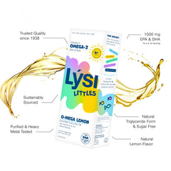 Gota del aceite LYSI Liittles destacando su textura pura