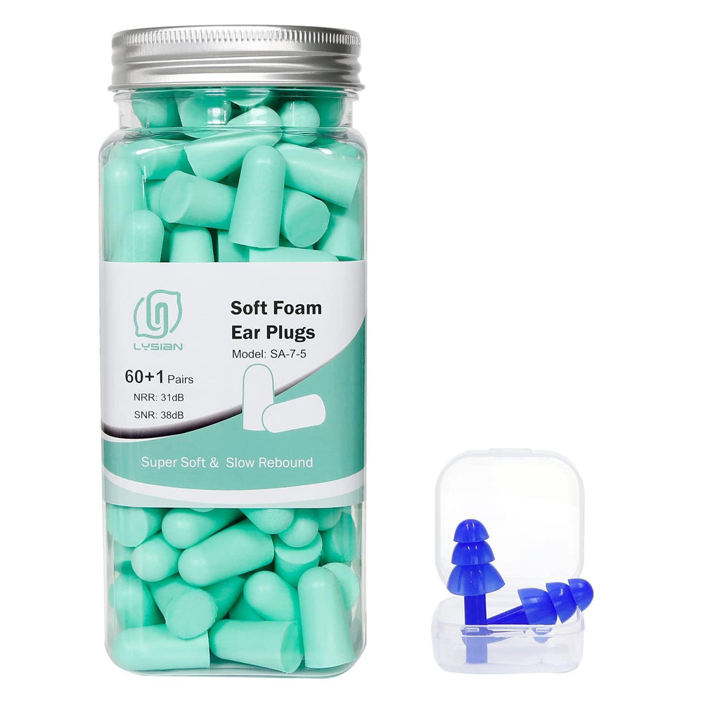 LYSIAN empaque frontal aqua mostrando 60 pares y beneficio de reposición
