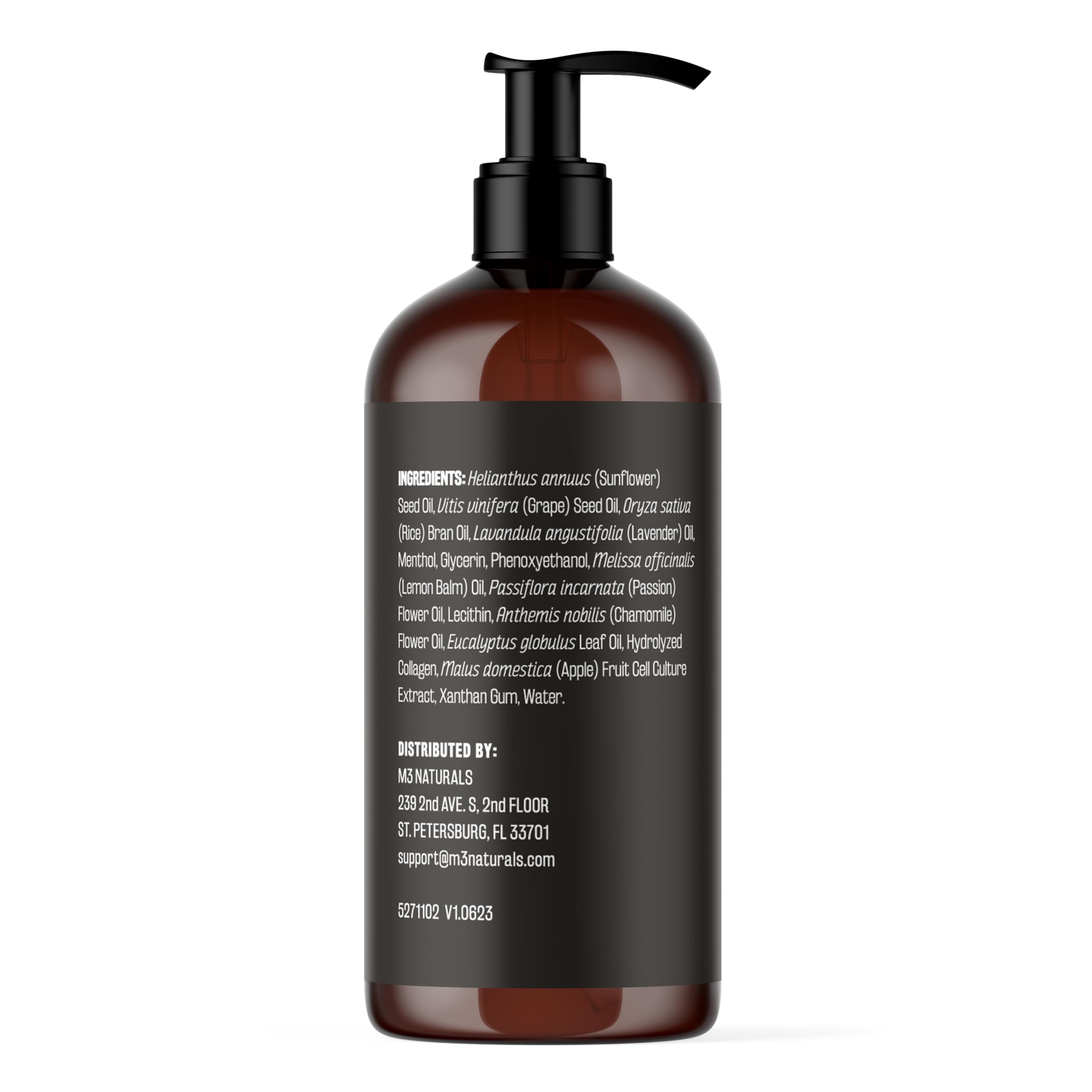 M3 Naturals gota de aceite en textura ligera para hidratación profunda