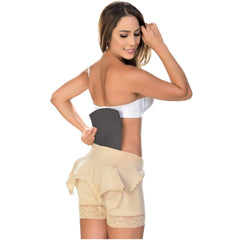 M&D tabla colocada dentro de faja en uso para mejor contorno y comodidad