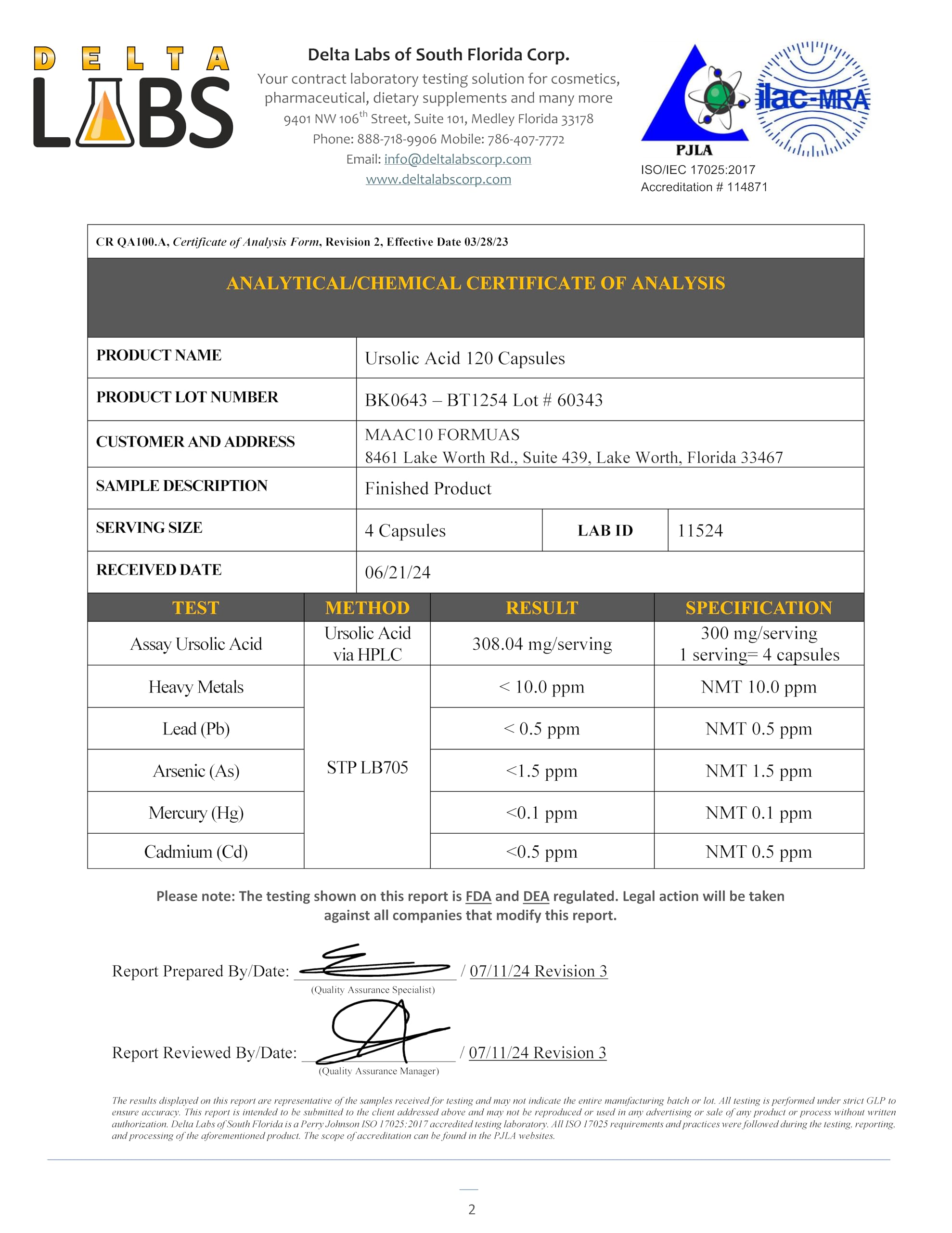 MAAC10 cápsulas en mano para visualizar tamaño y facilidad al tragar