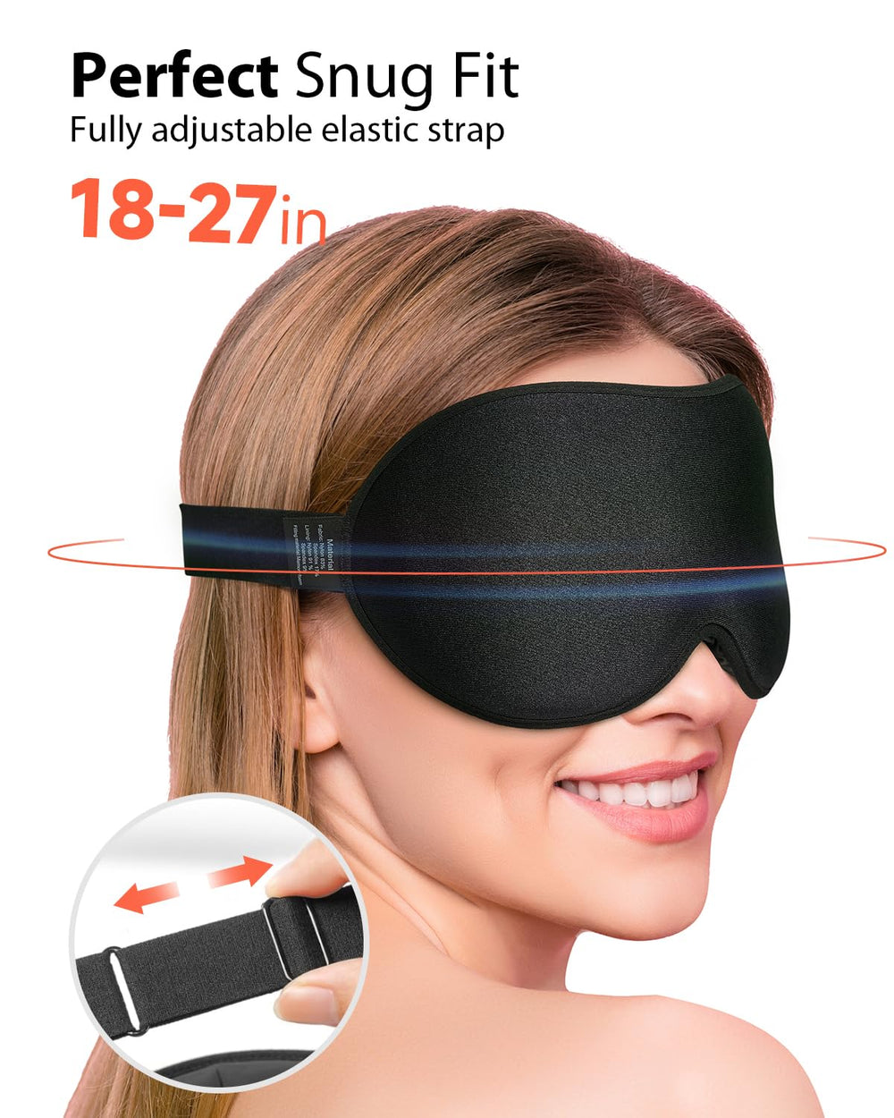 MABAO antifaz uso viaje ideal para vuelos y desplazamientos