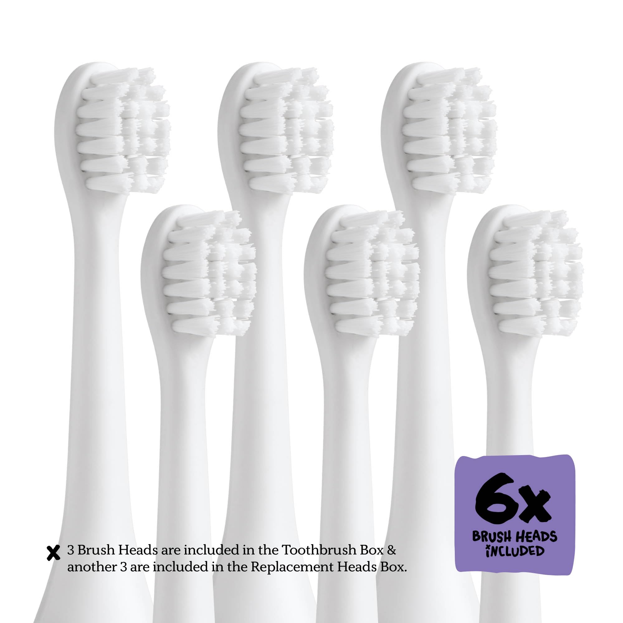 Made by Dentists seis cabezales alineados para remplazo prolongado
