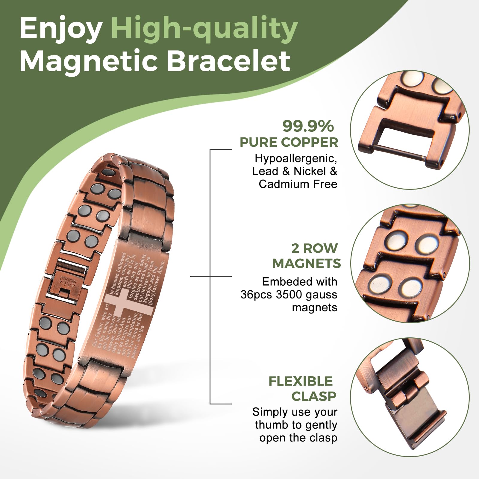 MagEnergy detalle de cruz visible y estética masculina elegante