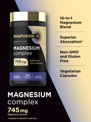 Magfusion-10 cápsula en primer plano, calidad y recubrimiento visible