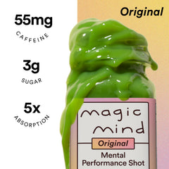 Magic Mind ingredientes naturales en primer plano con claridad mental