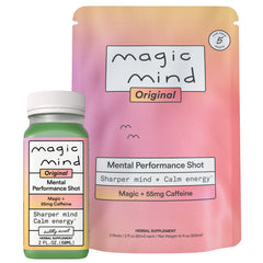 Magic Mind frente del empaque mostrando el diseño y la practicidad