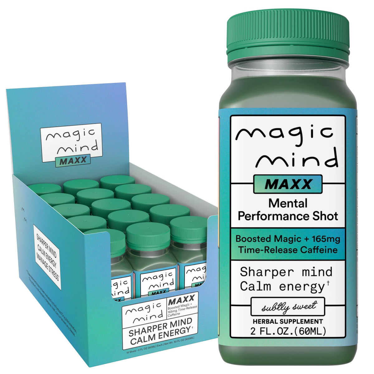 Magic Mind shot frontal del empaque mostrando envío fácil