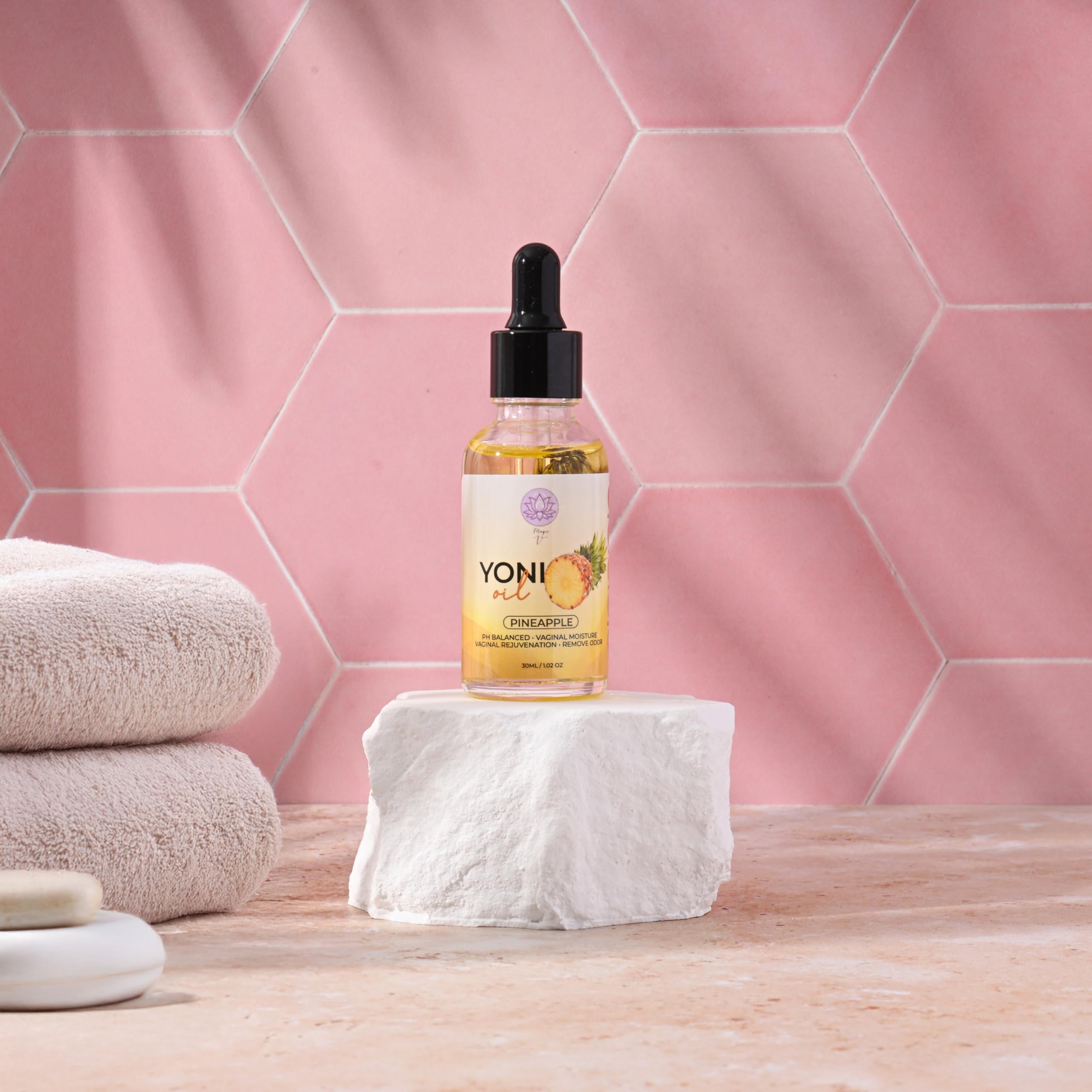 Magic V en baño estilo de vida transmite frescura y autocuidado