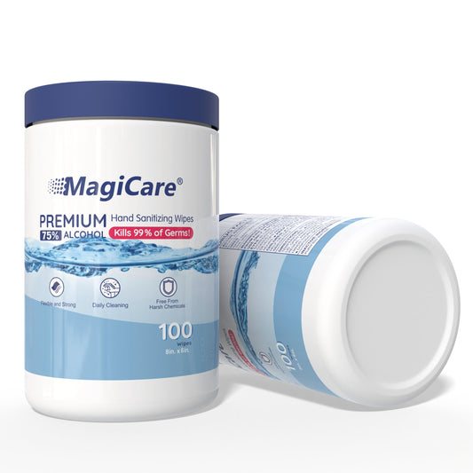 MAGICARE frente del bote mostrando etiqueta y cantidad, práctico