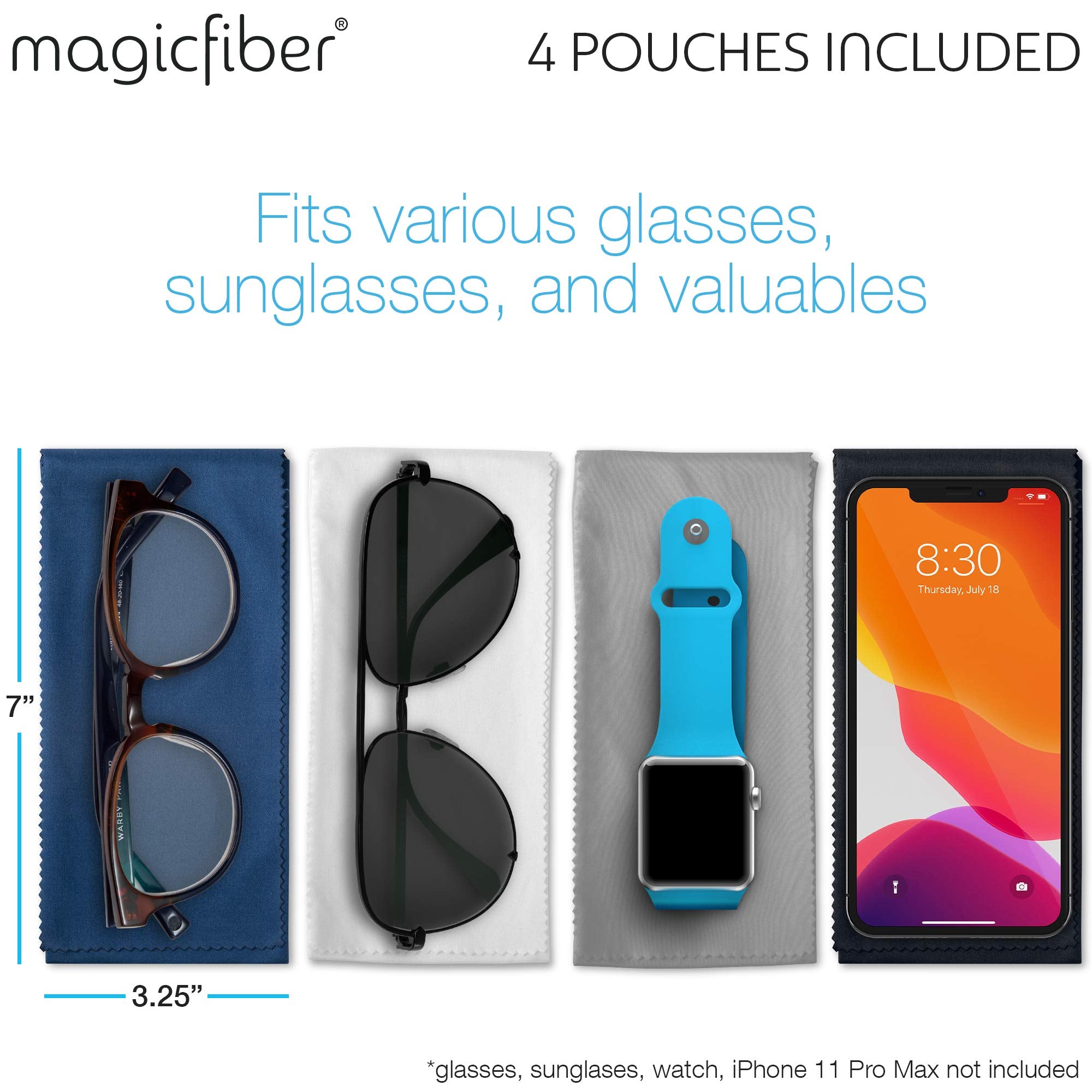 MagicFiber detalle de textura de microfibra, limpieza segura y suave
