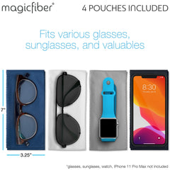 MagicFiber detalle de textura de microfibra, limpieza segura y suave