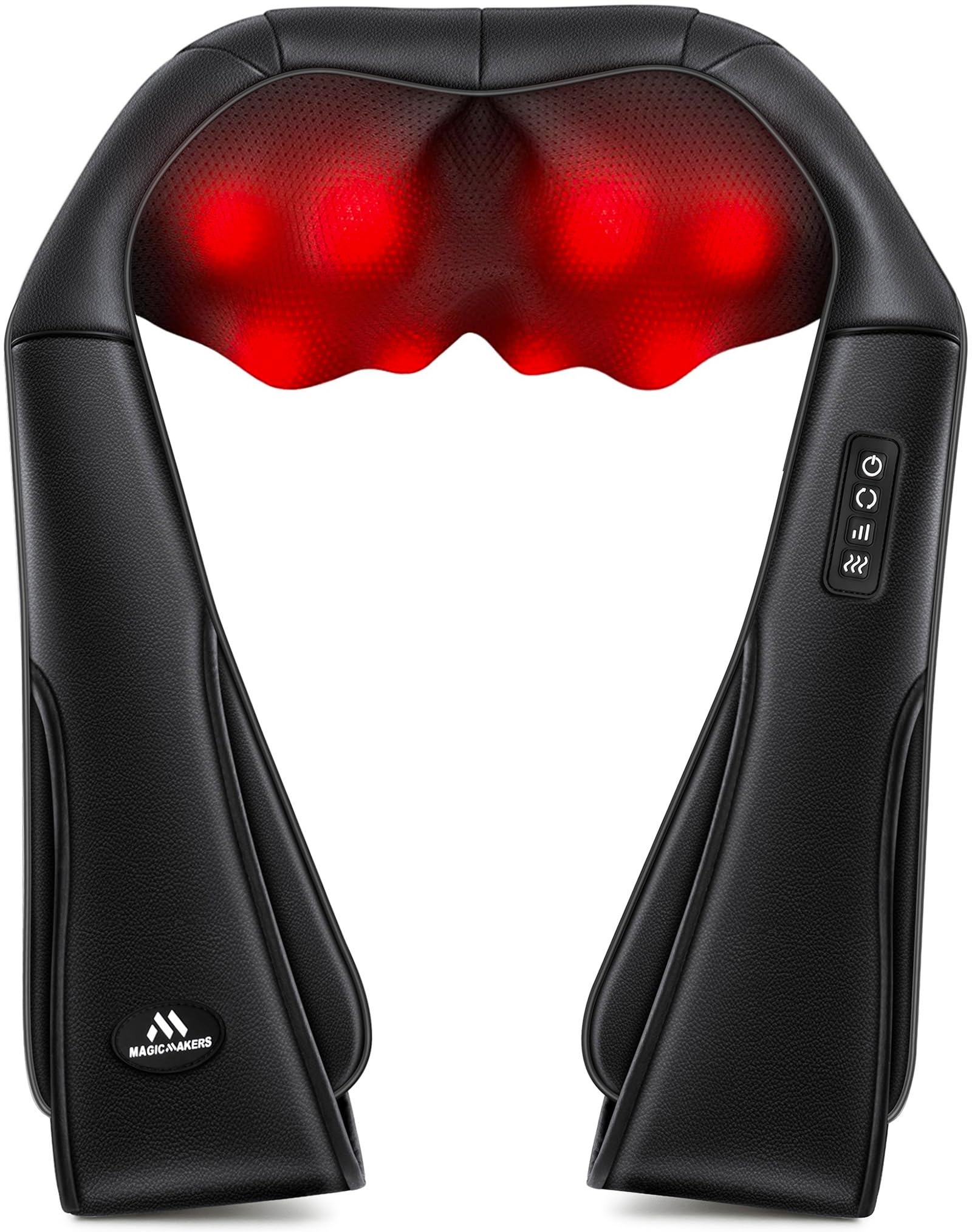 MagicMakers vista frontal del masajeador en forma de U para alivio inmediato